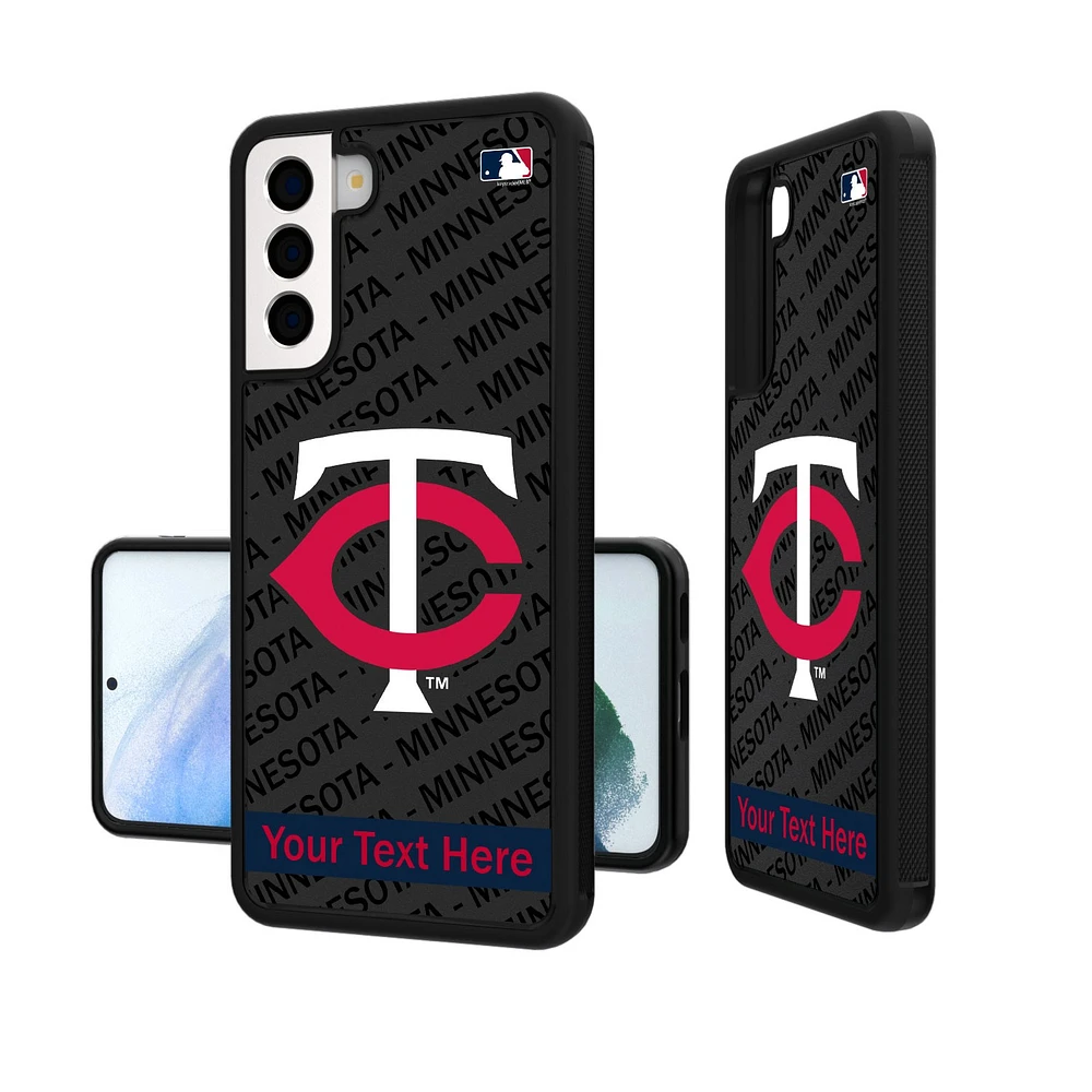 Minnesota Twins Tilt Design Personalized Galaxy Bump Case