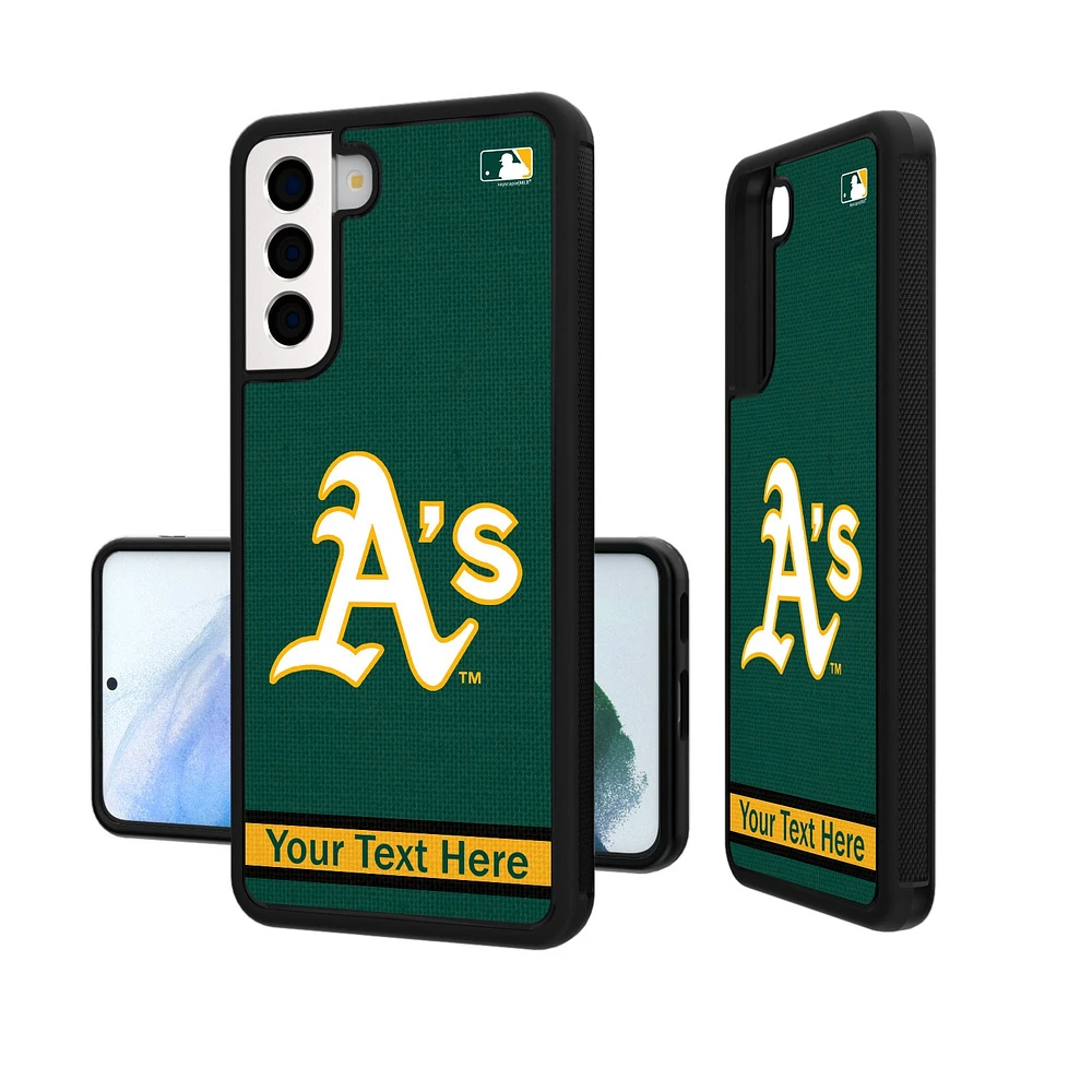 Athletics Stripe Design Personalized Galaxy Bump Case