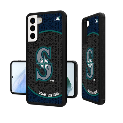 Seattle Mariners Circle Design Personalized Galaxy Bump Case