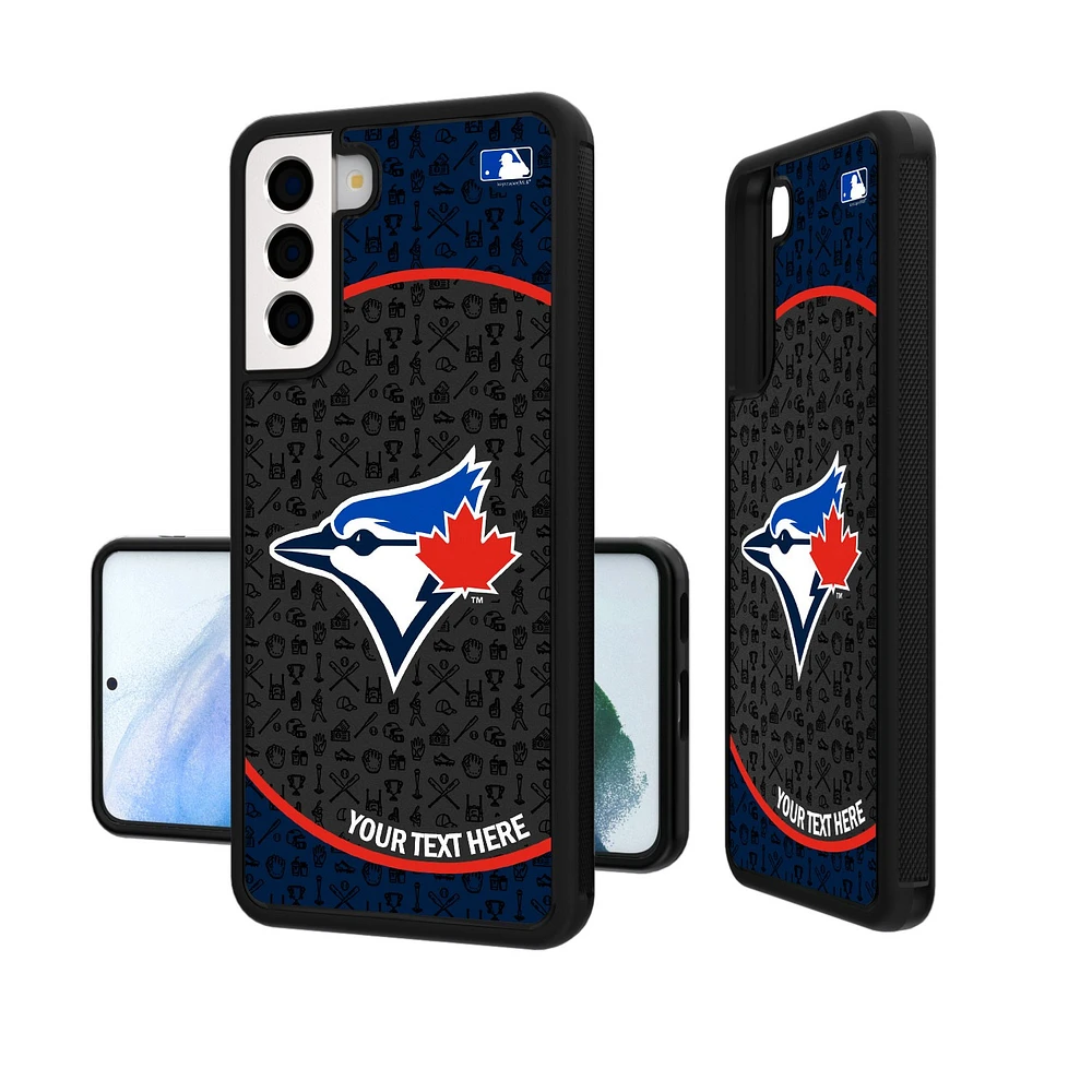 Toronto Blue Jays Circle Design Personalized Galaxy Bump Case