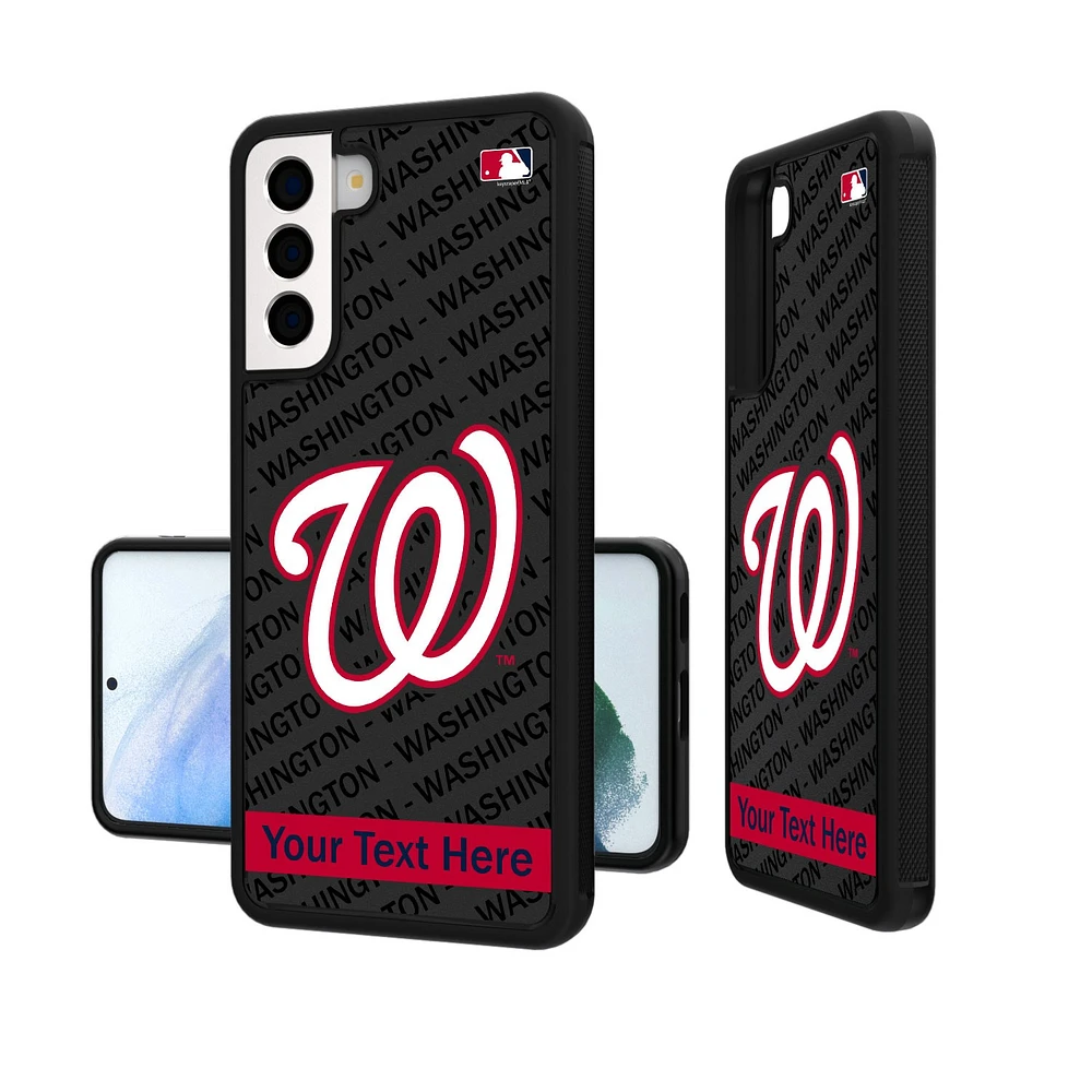 Washington Nationals Tilt Design Personalized Galaxy Bump Case