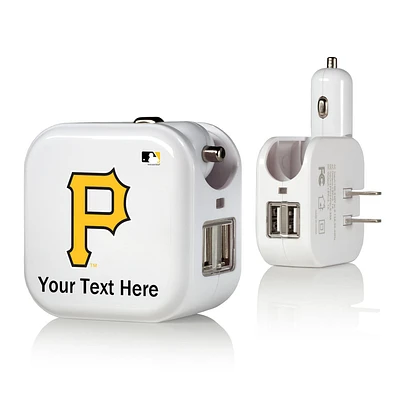 Pittsburgh Pirates Personalized 2-In-1 USB Charger