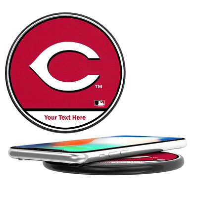 Cincinnati Reds Personalized 10-Watt Wireless Phone Charger