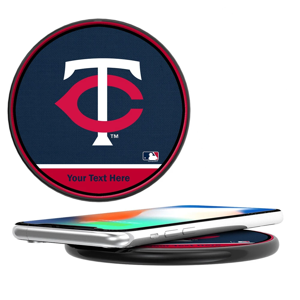 Minnesota Twins Personalized 10-Watt Wireless Phone Charger