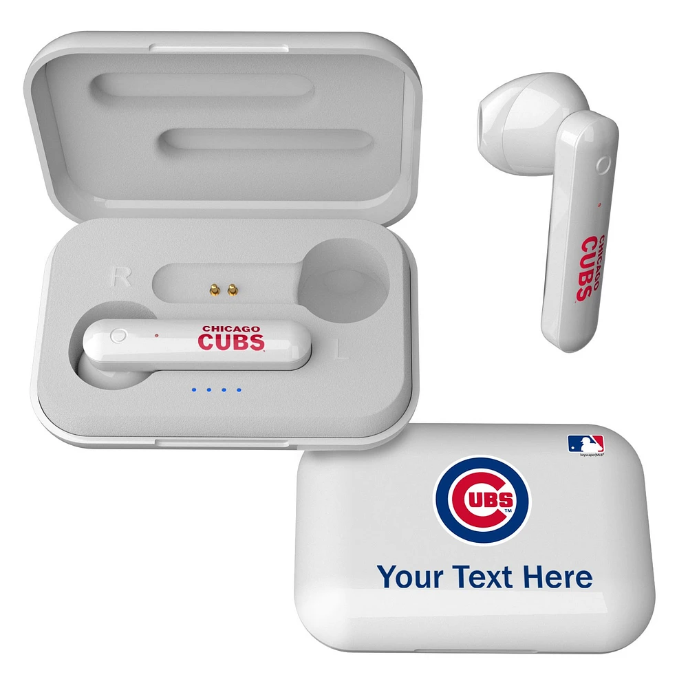 Chicago Cubs Personalized True Wireless Earbuds