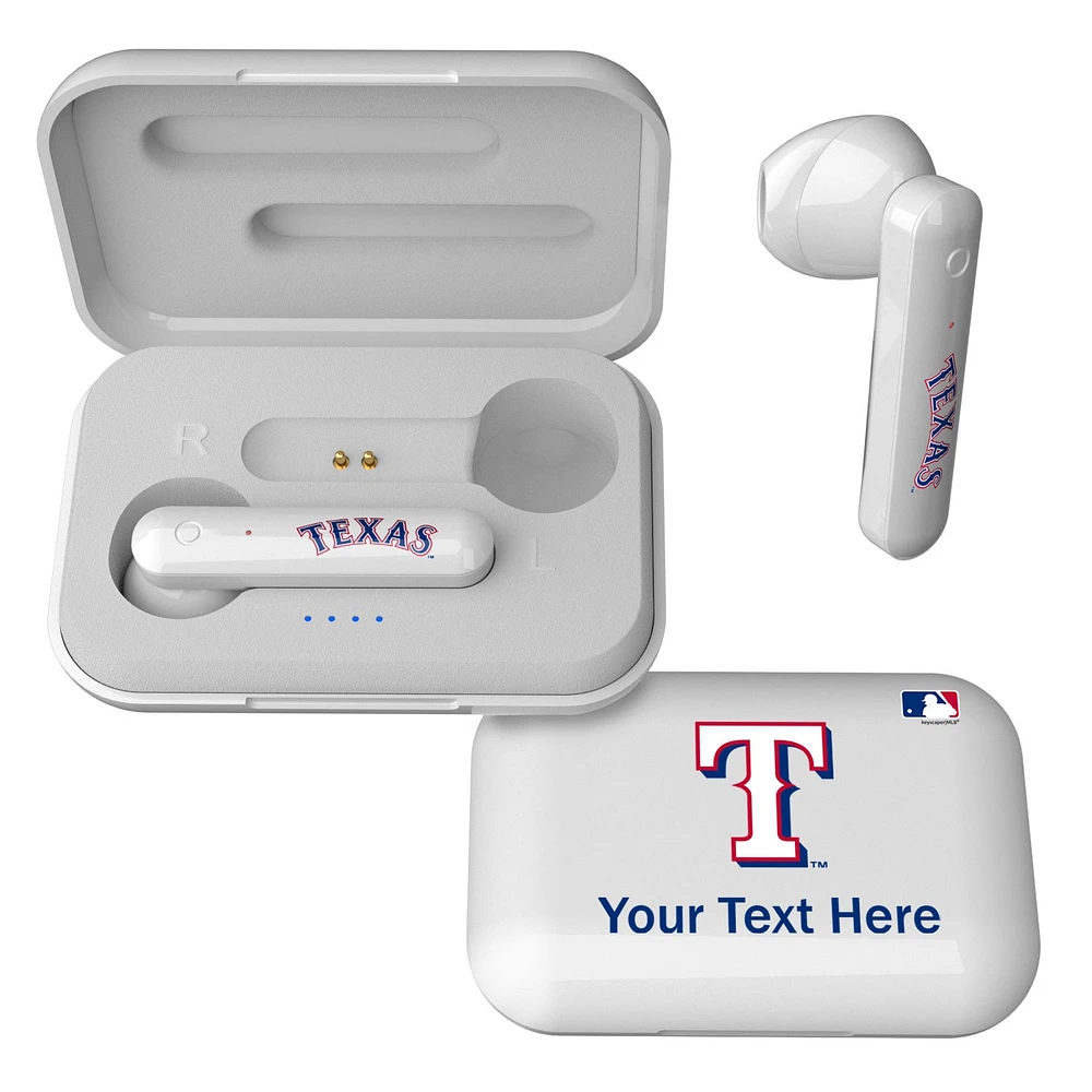 Texas Rangers Personalized True Wireless Earbuds