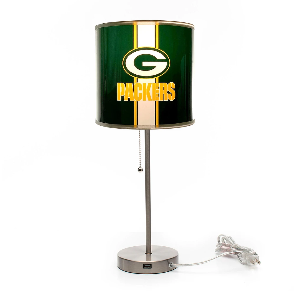 Imperial Green Bay Packers Chrome Desk Lamp