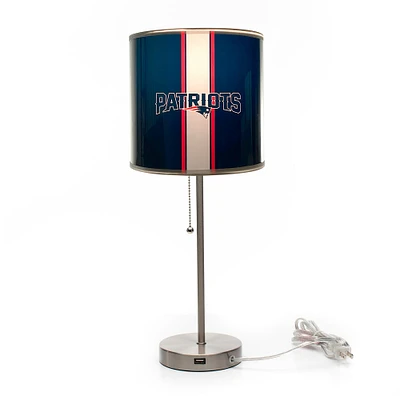 Imperial New England Patriots Chrome Desk Lamp