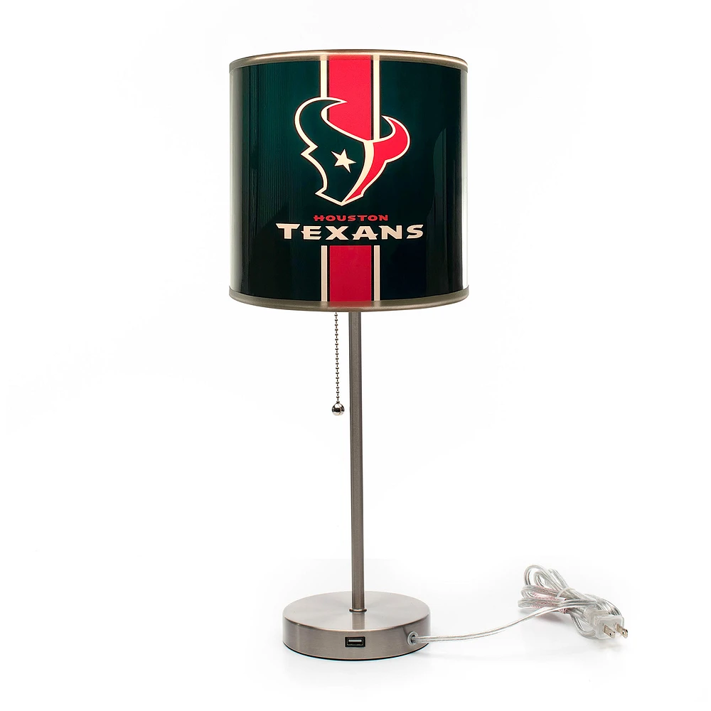 Imperial Houston Texans Chrome Desk Lamp