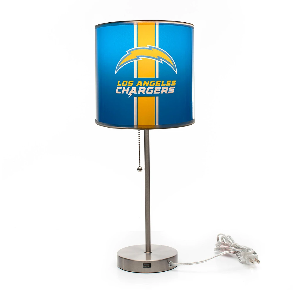 Imperial Los Angeles Chargers Chrome Desk Lamp