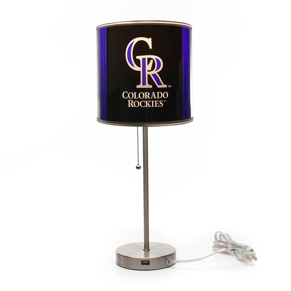 Imperial Colorado Rockies Chrome Desk Lamp