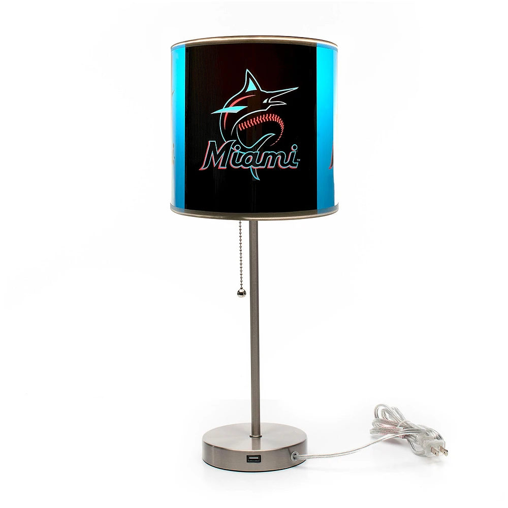 Imperial Miami Marlins Chrome Desk Lamp