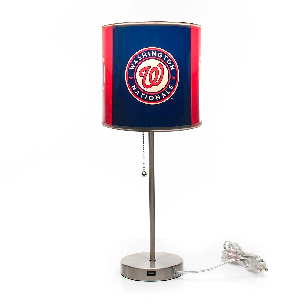 Imperial Washington Nationals Chrome Desk Lamp