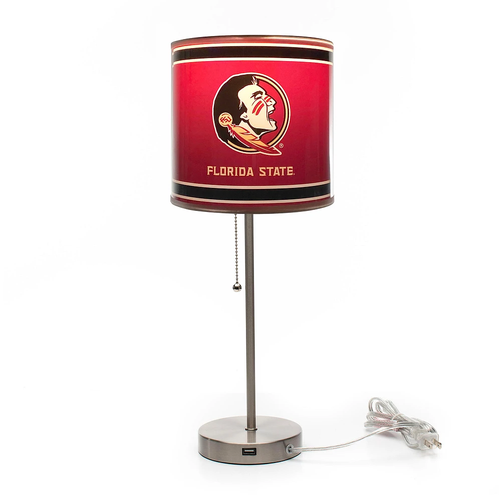 Imperial Florida State Seminoles Chrome Desk Lamp