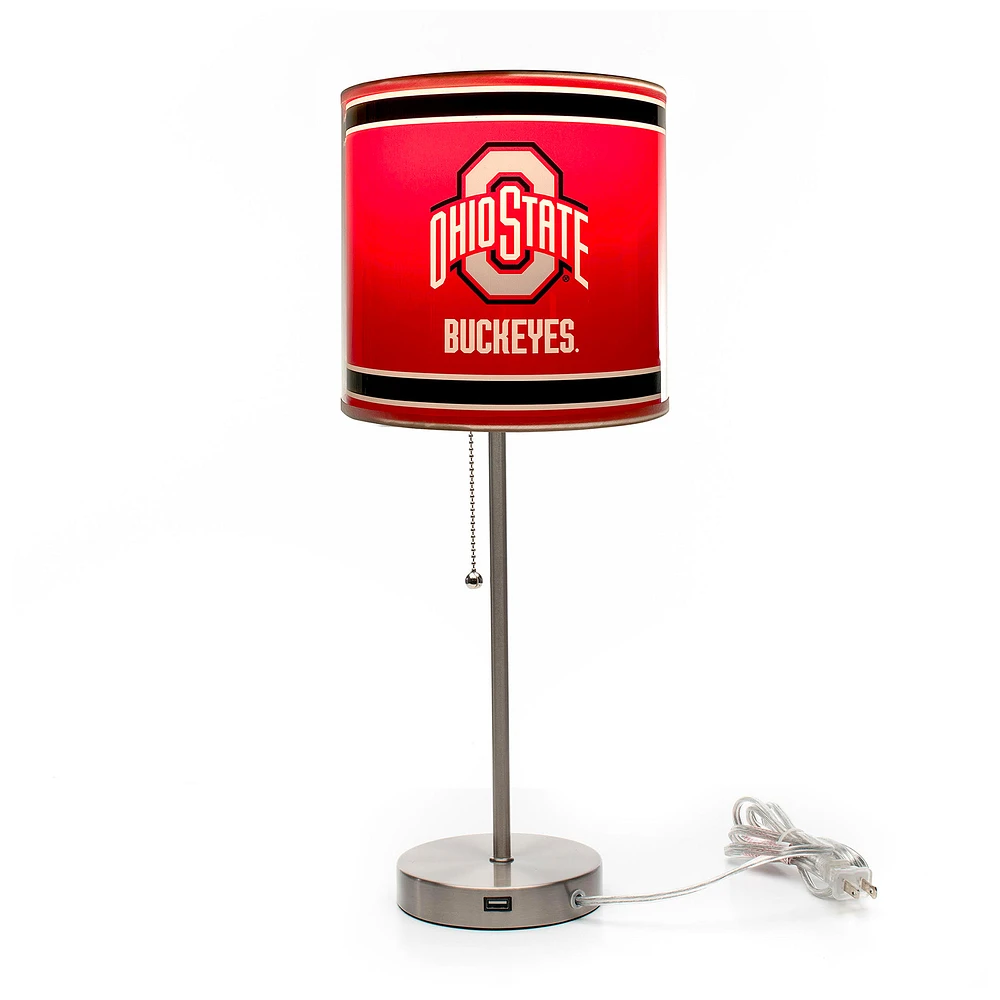 Imperial Ohio State Buckeyes Chrome Desk Lamp