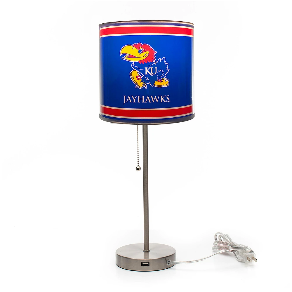 Imperial Kansas Jayhawks Chrome Desk Lamp