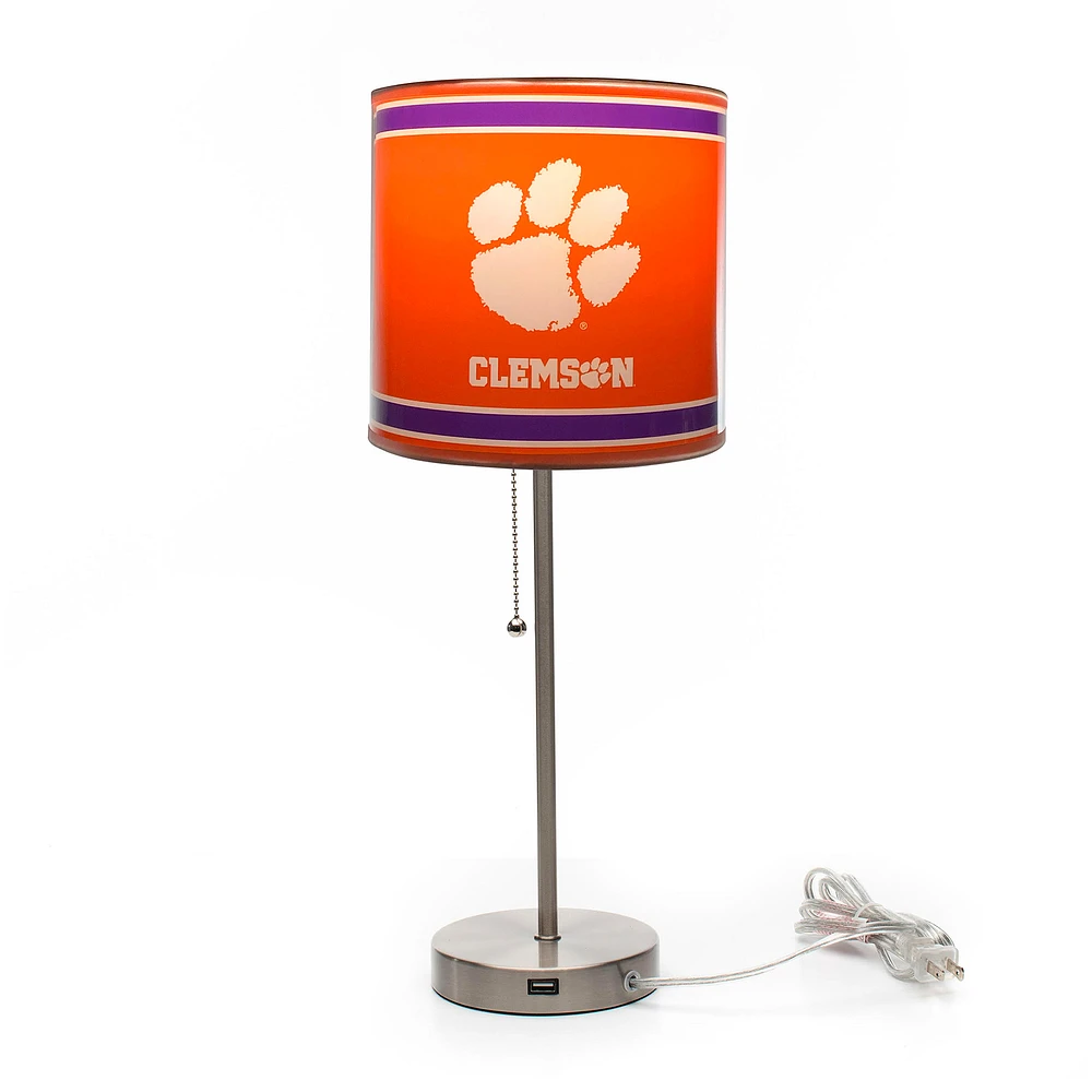 Imperial Clemson Tigers Chrome Desk Lamp