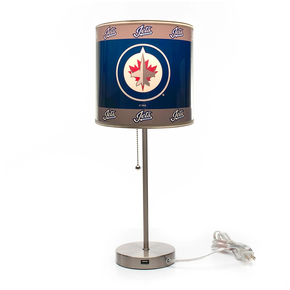 Imperial Winnipeg Jets Chrome Desk Lamp