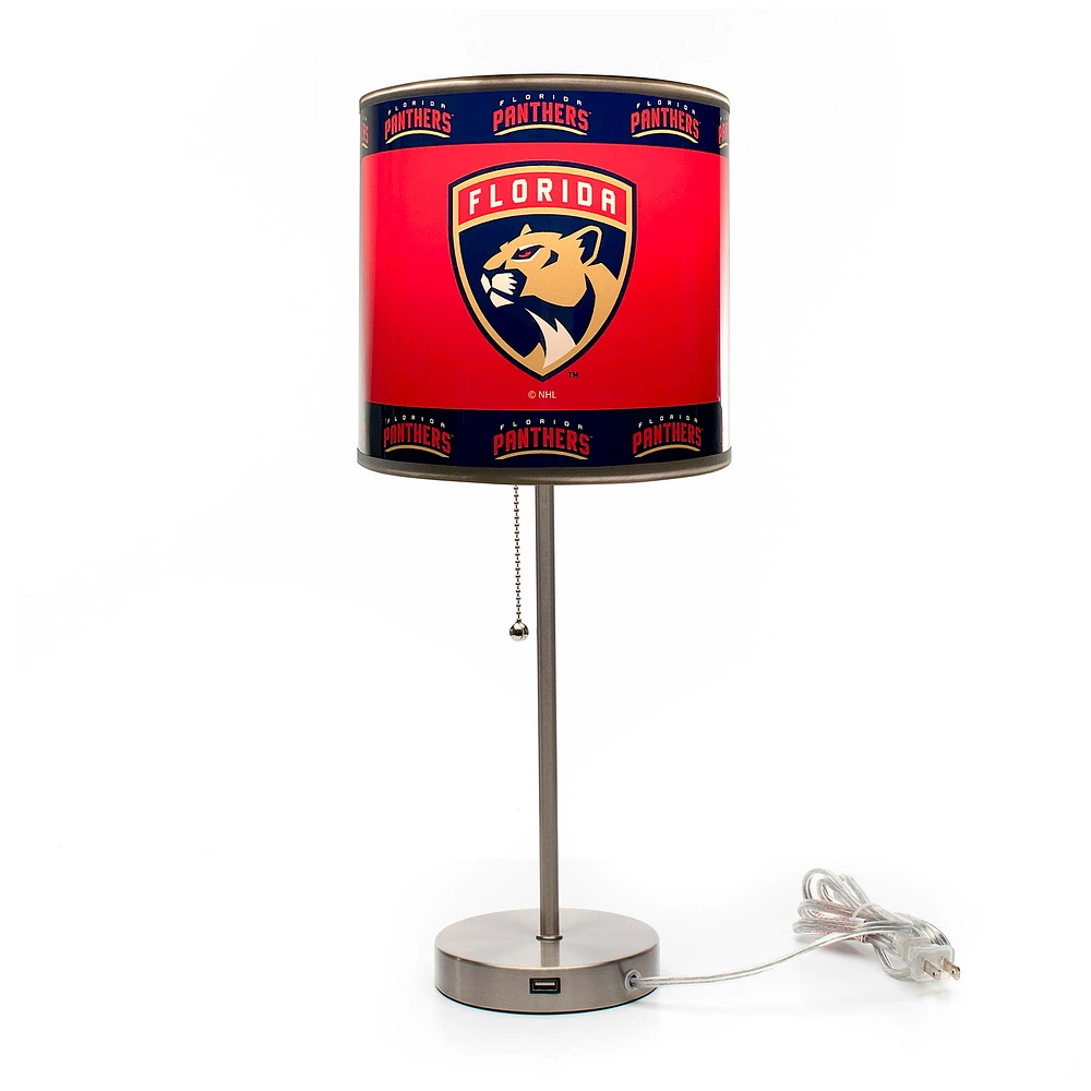 Imperial Florida Panthers Chrome Desk Lamp