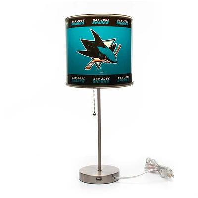 Imperial San Jose Sharks Chrome Desk Lamp