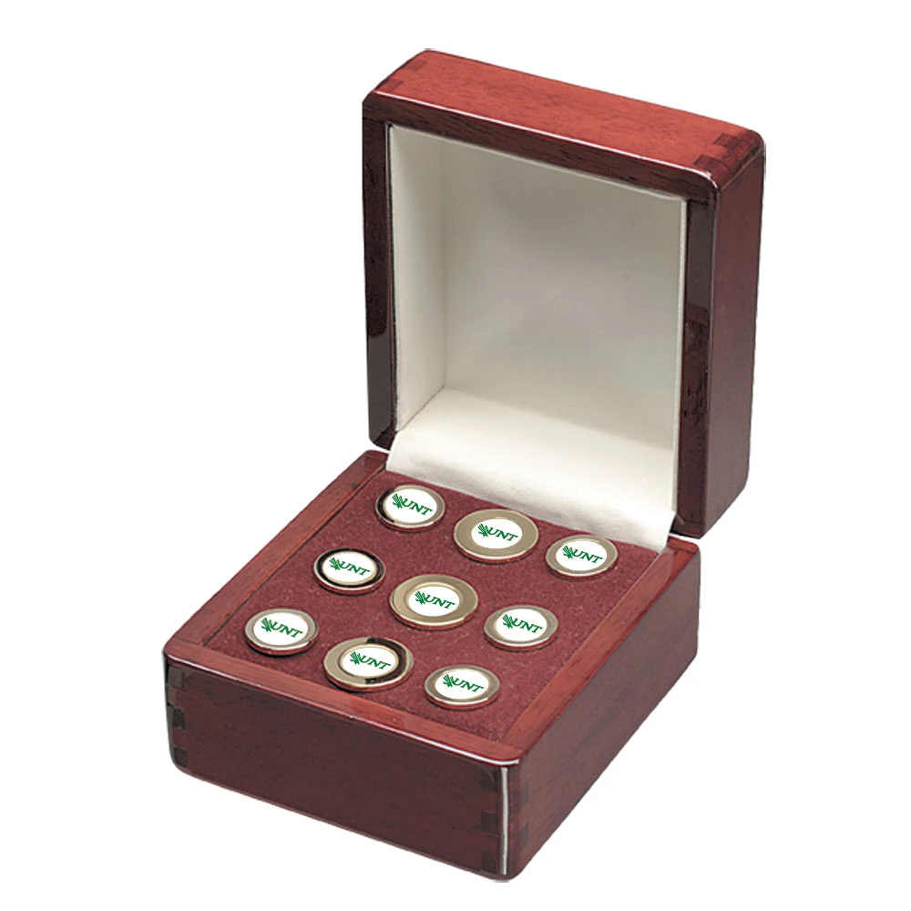 Men's Gold North Texas Mean Green Blazer Buttons