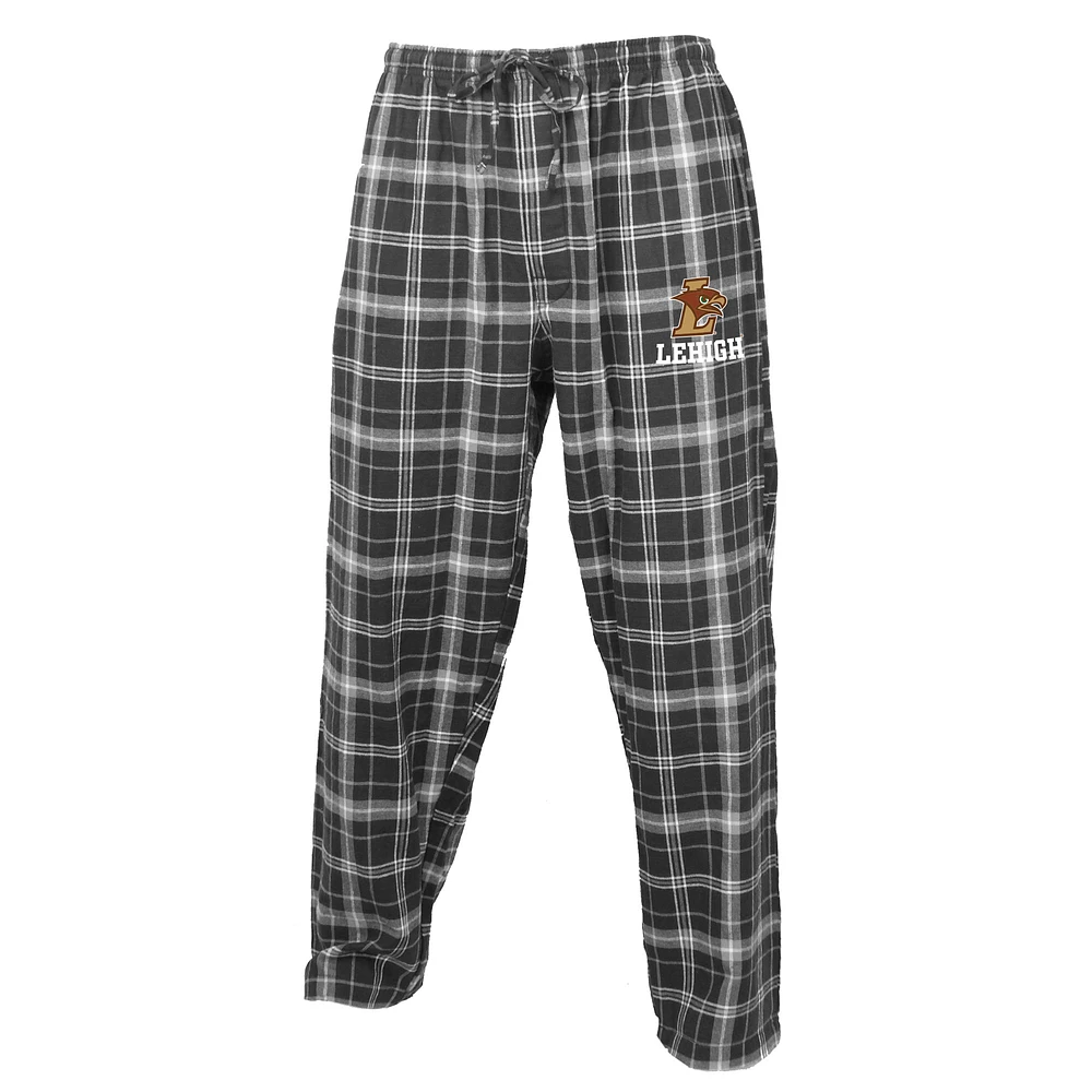 Men's Concepts Sport Charcoal/Gray Lehigh Mountain Hawks Ultimate Flannel Pants