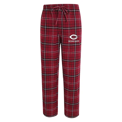 Men's Concepts Sport Maroon/Black UChicago Maroons Ultimate Flannel Pants