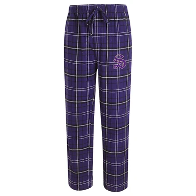 Men's Concepts Sport Purple/Black University of the South Tigers Ultimate Flannel Pants