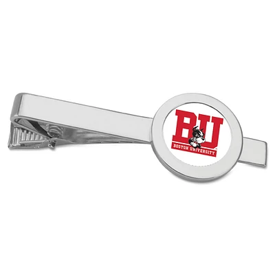 Silver Boston University Team Logo Tie Bar