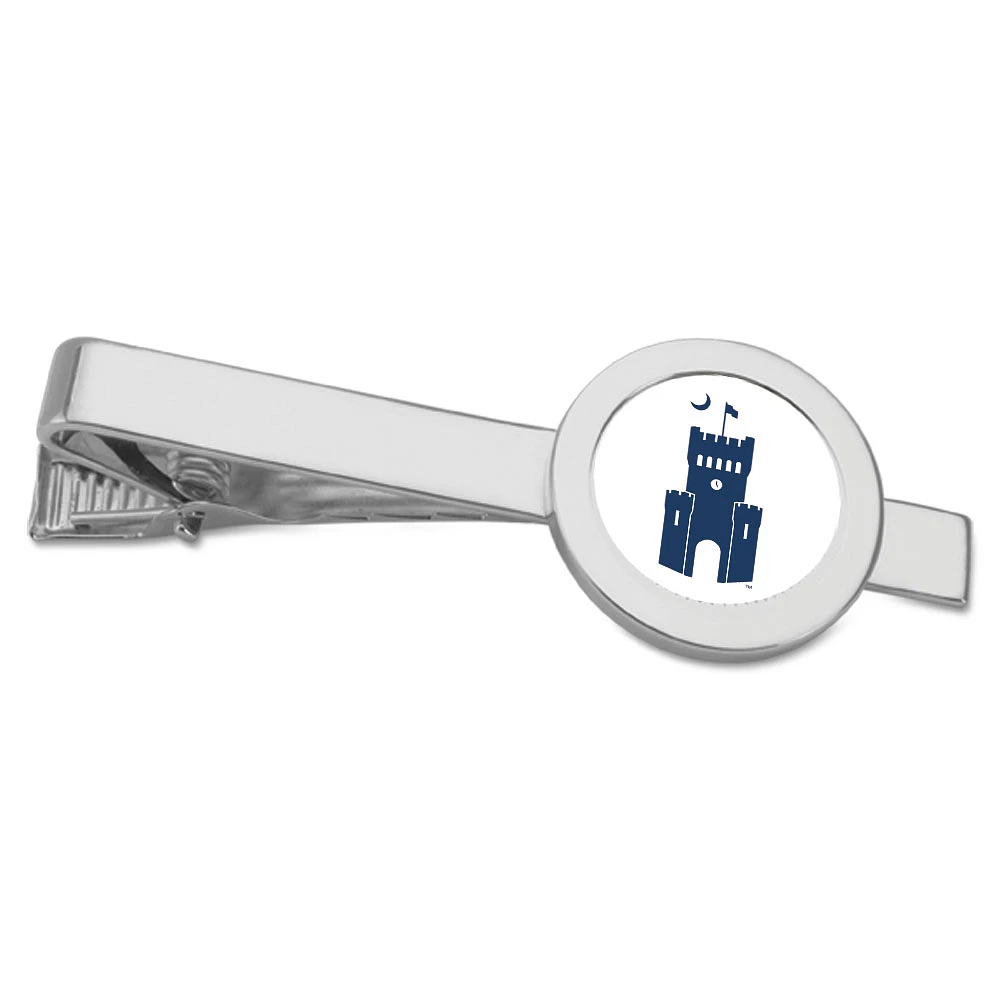 Silver Citadel Bulldogs Team Logo Tie Bar