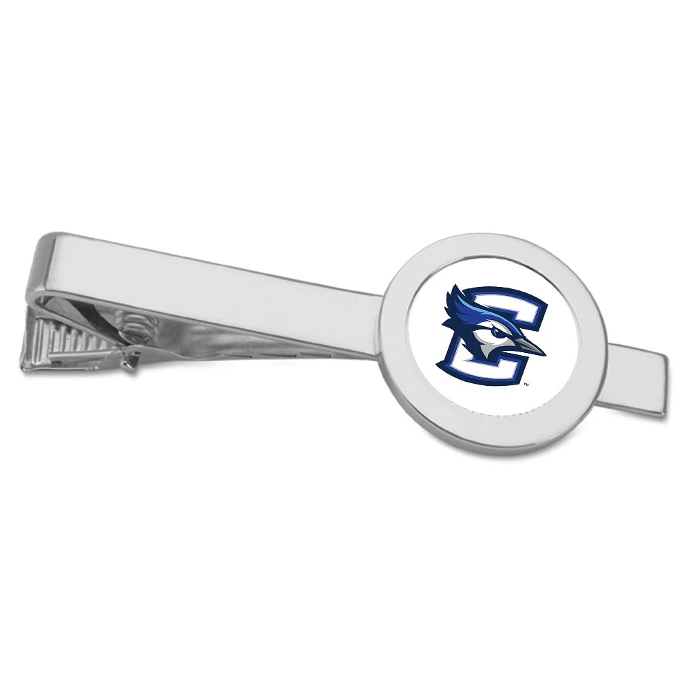 Silver Creighton Bluejays Team Logo Tie Bar