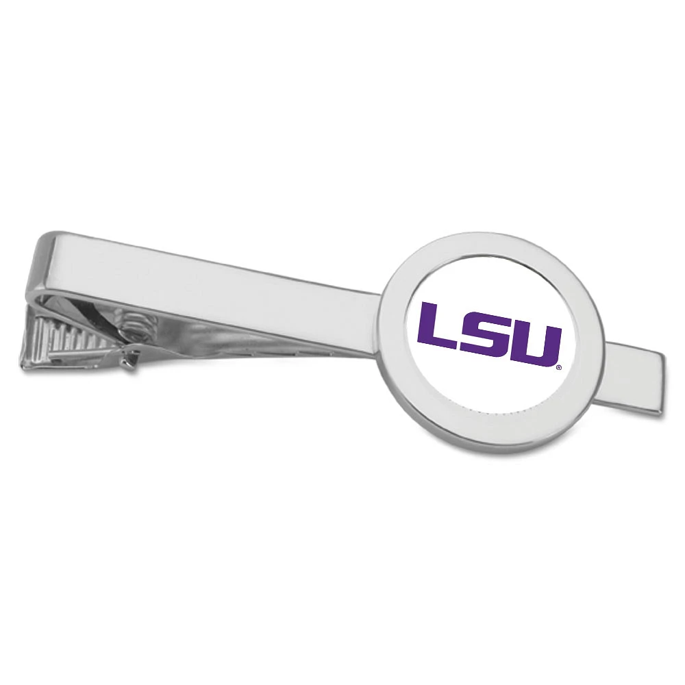 Silver LSU Tigers Team Logo Tie Bar