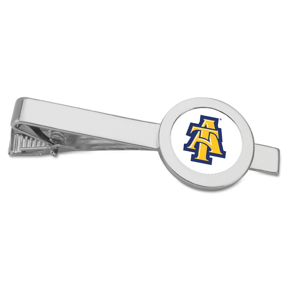 Silver North Carolina A&T Aggies Team Logo Tie Bar