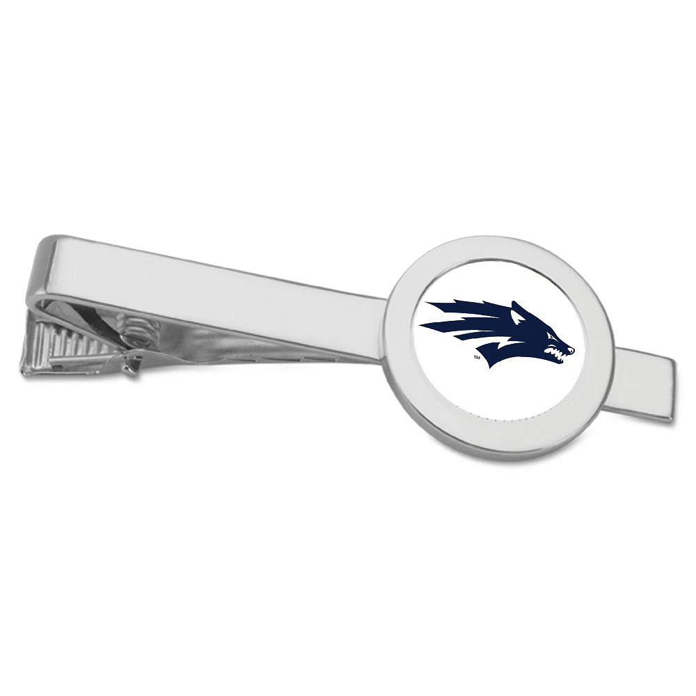 Silver Nevada Wolf Pack Team Logo Tie Bar