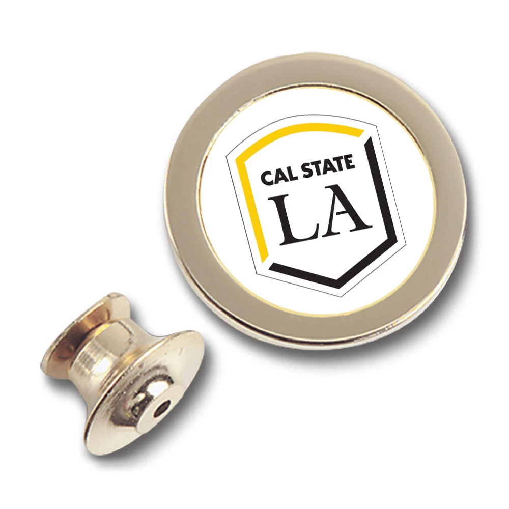 Gold Cal State L.A. Golden Eagles Team Logo Lapel Pin