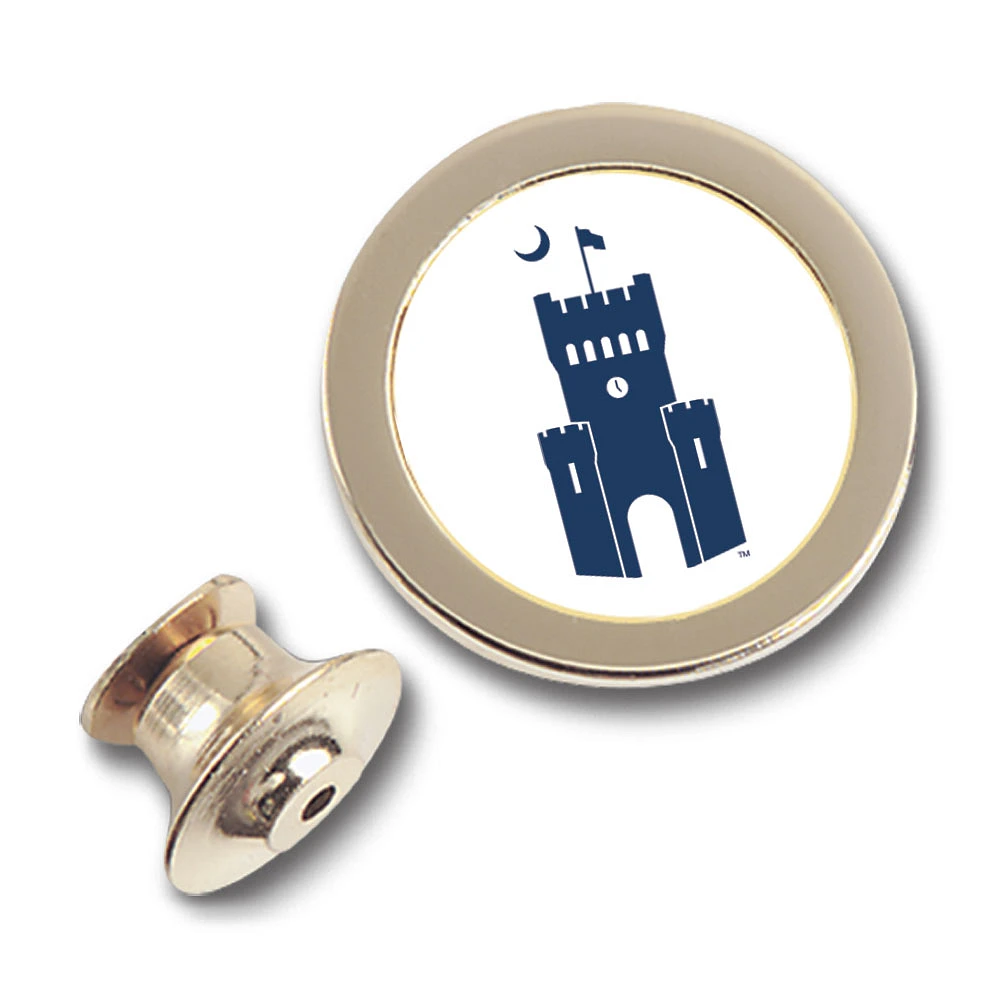 Gold Citadel Bulldogs Team Logo Lapel Pin