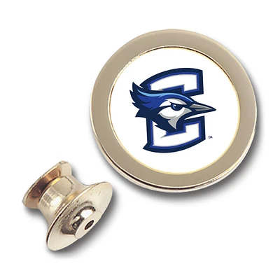 Gold Creighton Bluejays Team Logo Lapel Pin
