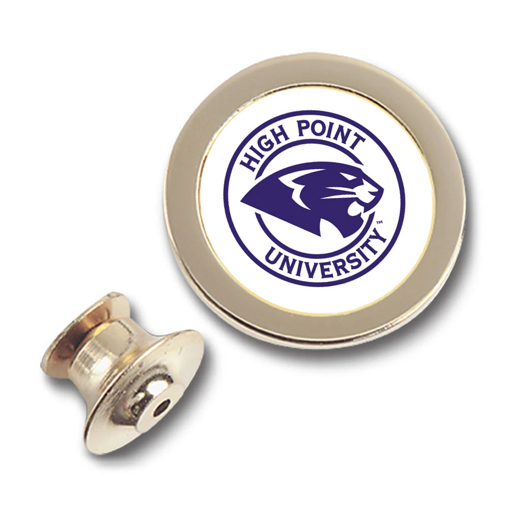 Gold High Point Panthers Team Logo Lapel Pin