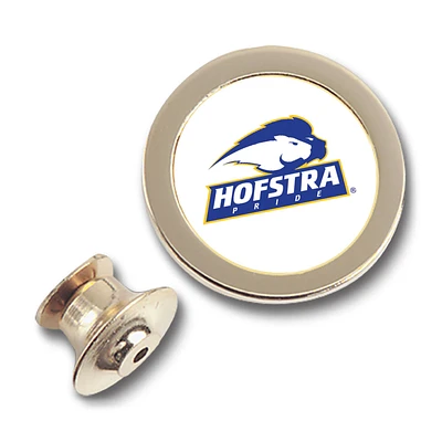 Gold Hofstra University Pride Team Logo Lapel Pin