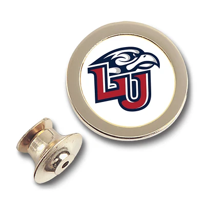 Gold Liberty Flames Team Logo Lapel Pin