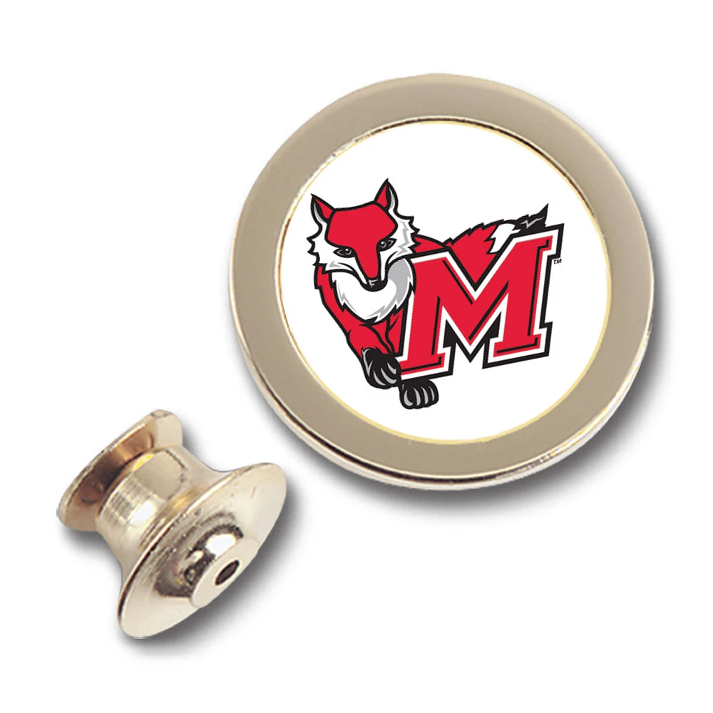 Gold Marist Red Foxes Team Logo Lapel Pin