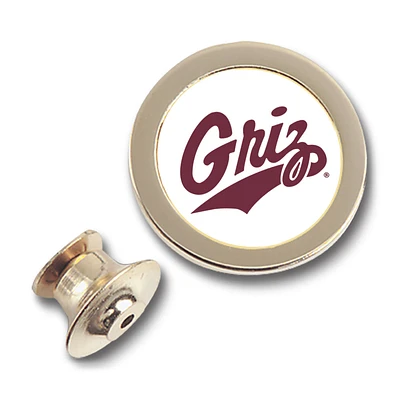 Gold Montana Grizzlies Team Logo Lapel Pin