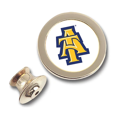 Gold North Carolina A&T Aggies Team Logo Lapel Pin