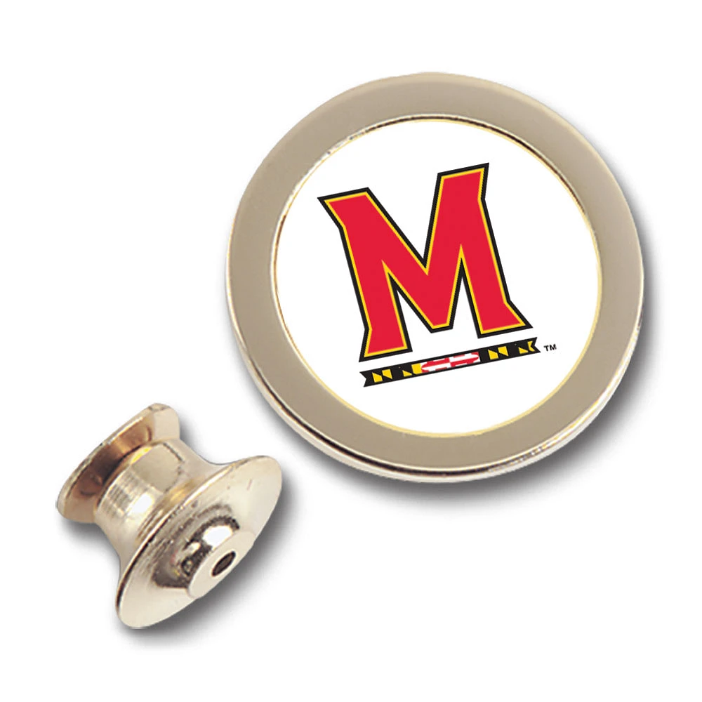 Gold Maryland Terrapins Team Logo Lapel Pin