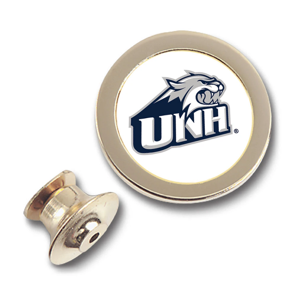Gold New Hampshire Wildcats Team Logo Lapel Pin