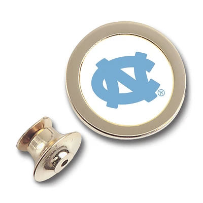Gold North Carolina Tar Heels Team Logo Lapel Pin