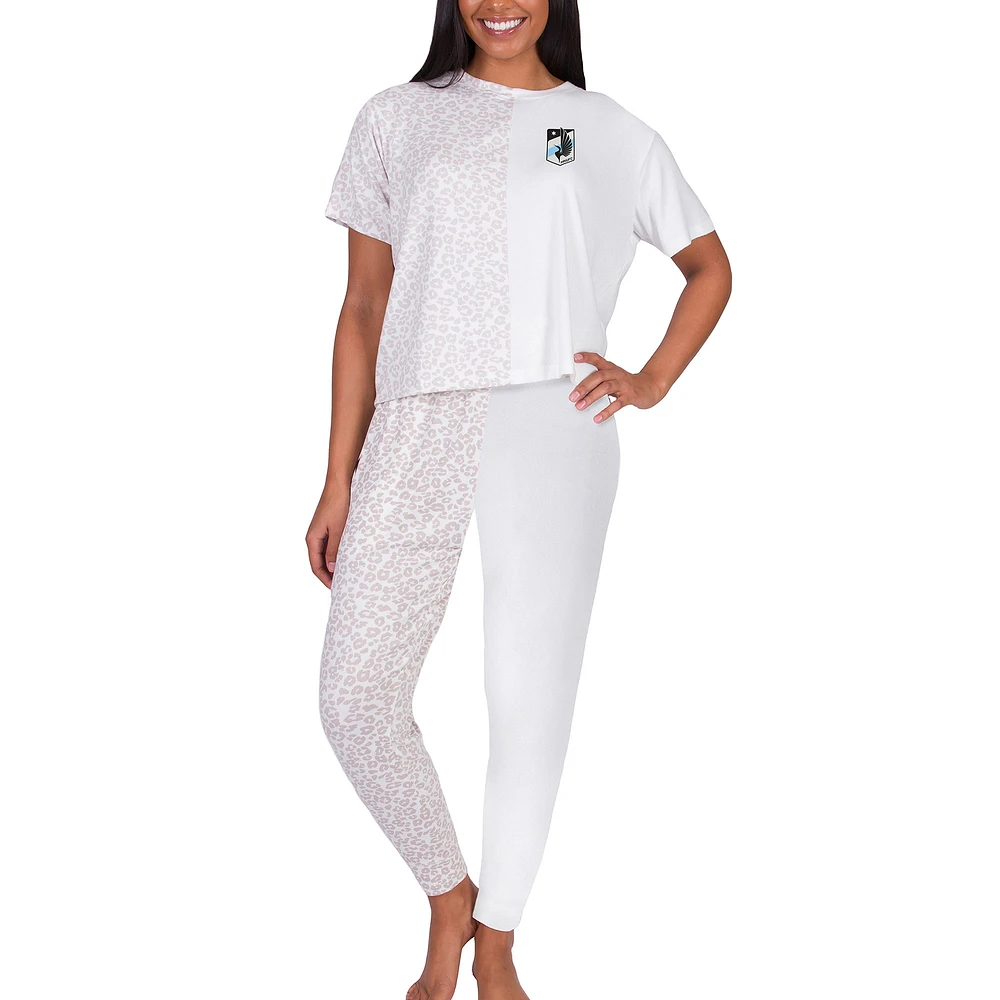 Women's Concepts Sport Cream Minnesota United FC Brightside Top & Pants Set