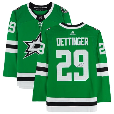 Jake Oettinger Dallas Stars Autographed adidas Authentic Jersey