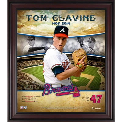 Tom Glavine Atlanta Braves Framed 15" x 17" Hall of Fame Career Profile