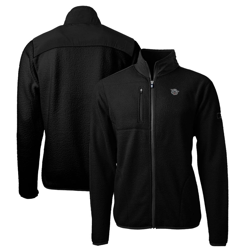 Men's Cutter & Buck Black Cincinnati Bearcats Logo Big Tall Cascade Eco Sherpa Fleece Full-Zip Jacket
